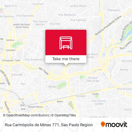 Mapa Rua Carmópolis de Minas 771