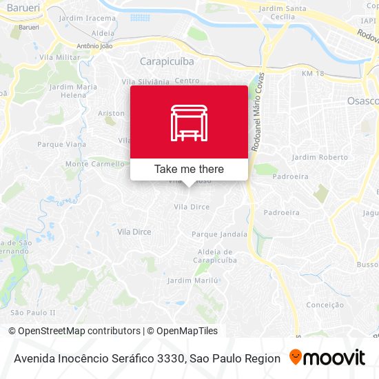 Avenida Inocêncio Seráfico 3330 map