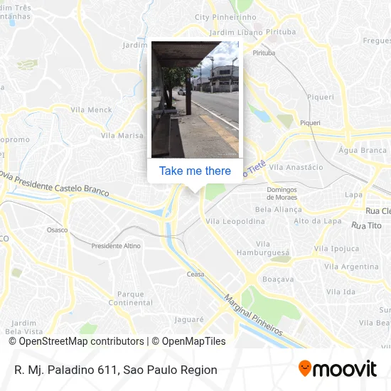 R. Mj. Paladino 611 map