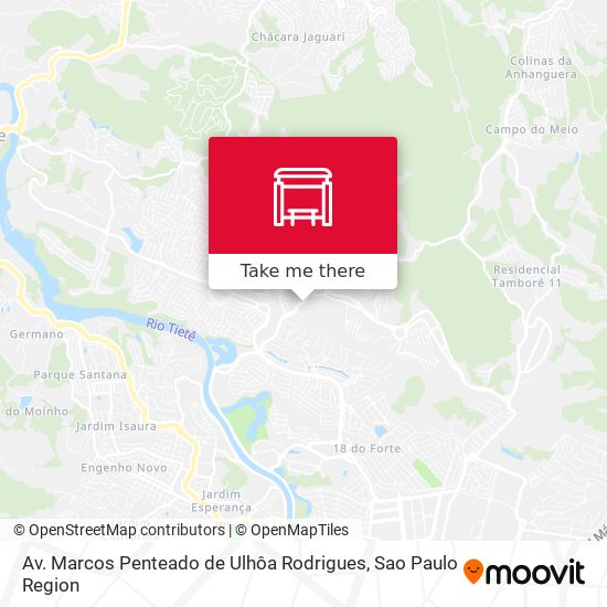 Mapa Av. Marcos Penteado de Ulhôa Rodrigues