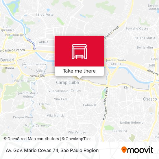 Mapa Av. Gov. Mario Covas 74