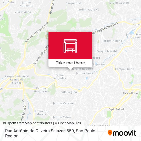 Rua Antônio de Oliveira Salazar, 559 map