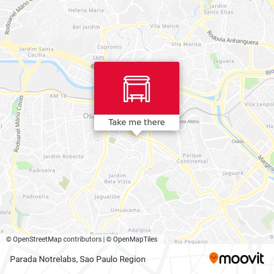 Parada Notrelabs map