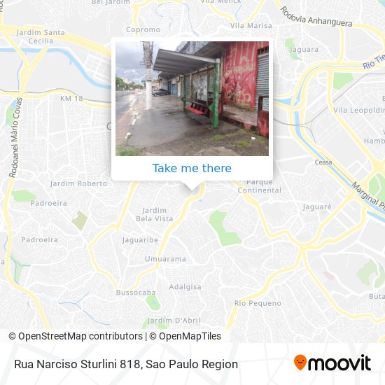 Rua Narciso Sturlini 818 map