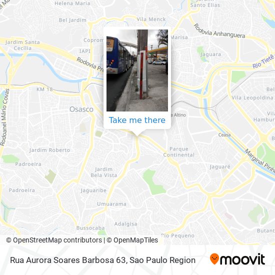 Rua Aurora Soares Barbosa 63 map