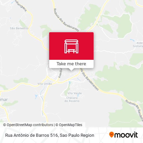 Rua Antônio de Barros 516 map