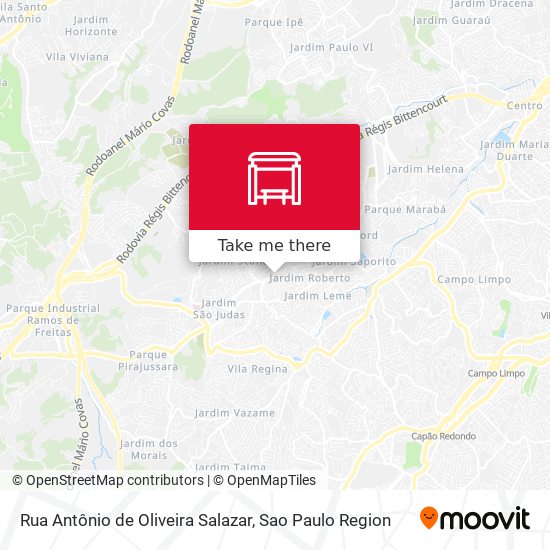 Rua Antônio de Oliveira Salazar map