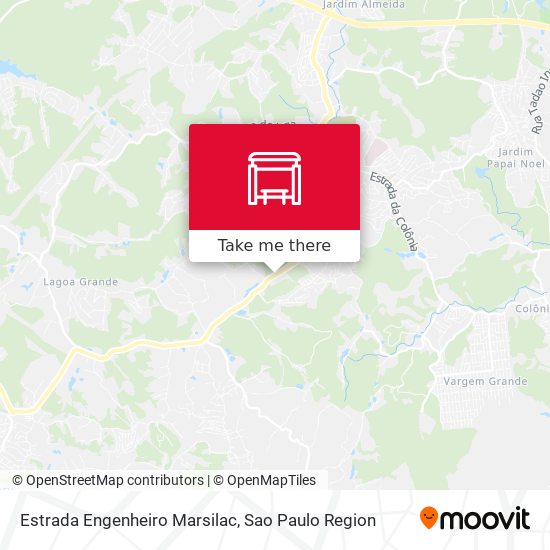 Estrada Engenheiro Marsilac map