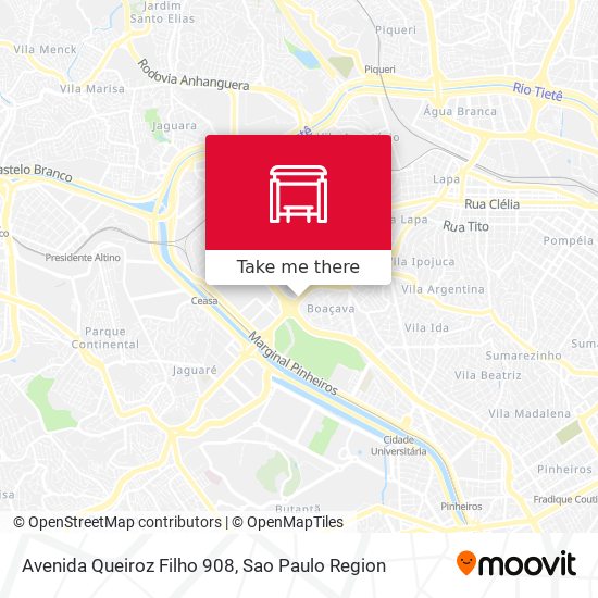 Avenida Queiroz Filho 908 map
