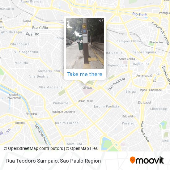 Rua Teodoro Sampaio map