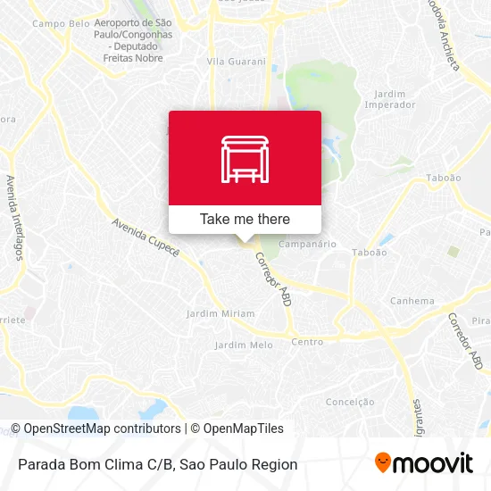 Parada Bom Clima C/B map