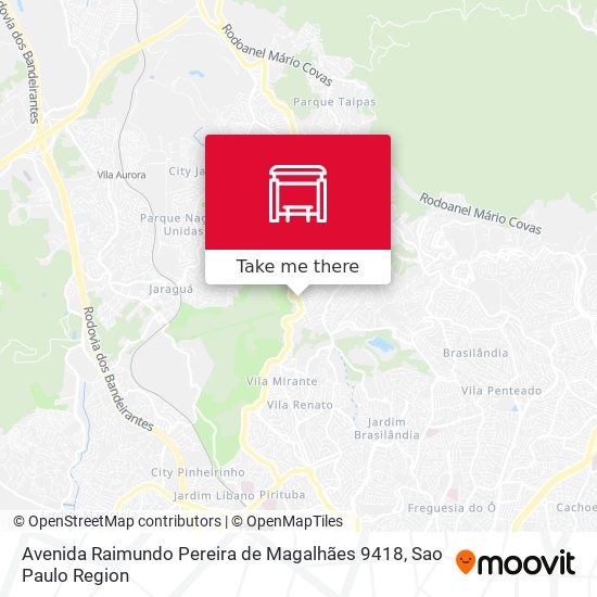 Avenida Raimundo Pereira de Magalhães 9418 map