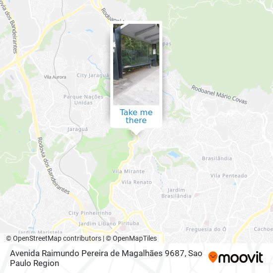 Mapa Avenida Raimundo Pereira de Magalhães 9687