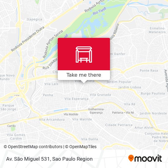 Av. São Miguel 531 map