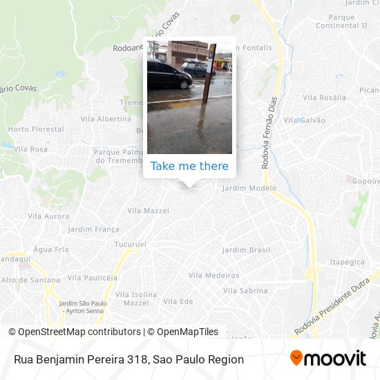 Rua Benjamin Pereira 318 map