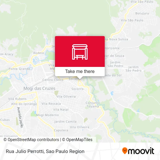 Rua Julio Perrotti map