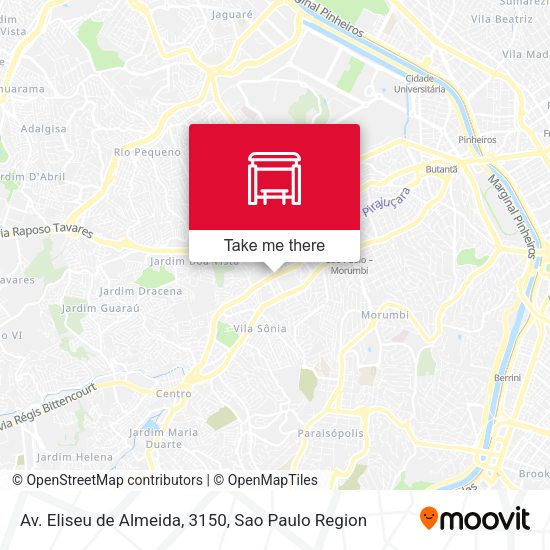 Av. Eliseu de Almeida, 3150 map