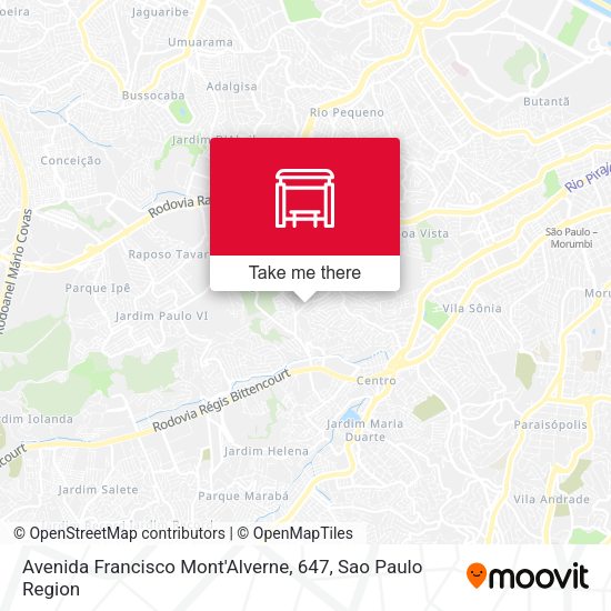 Avenida Francisco Mont'Alverne, 647 map