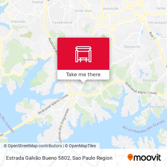 Estrada Galvão Bueno 5802 map