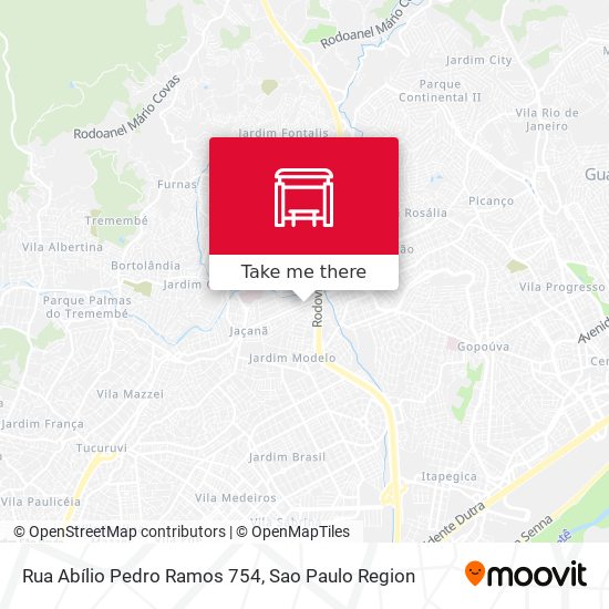 Rua Abílio Pedro Ramos 754 map