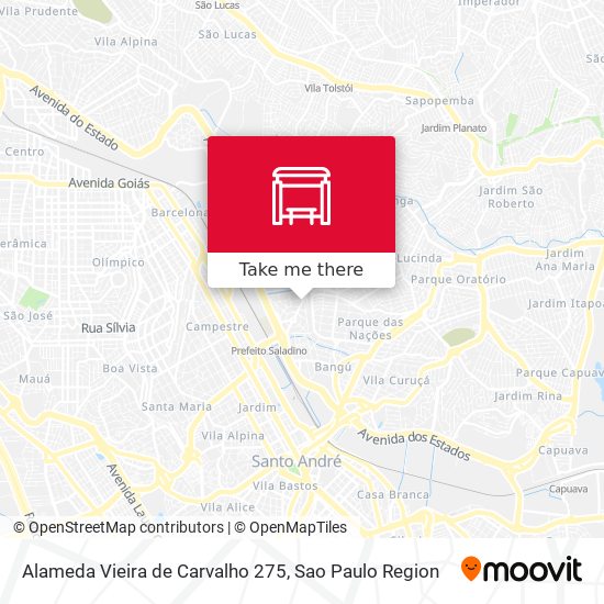 Alameda Vieira de Carvalho 275 map