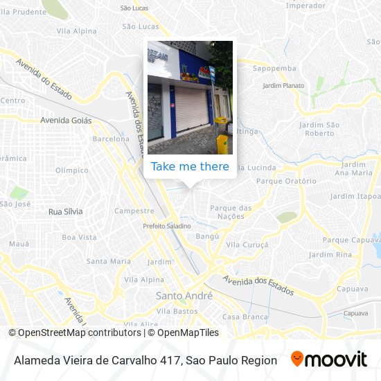 Alameda Vieira de Carvalho 417 map