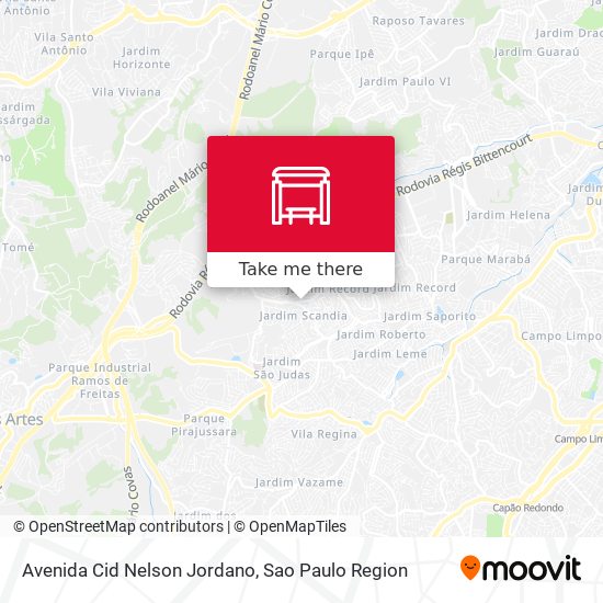 Avenida Cid Nelson Jordano map