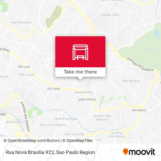 Rua Nova Brasília 922 map