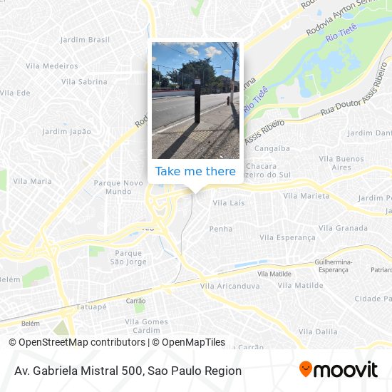 Av. Gabriela Mistral 500 map