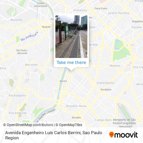 Avenida Engenheiro Luís Carlos Berrini map