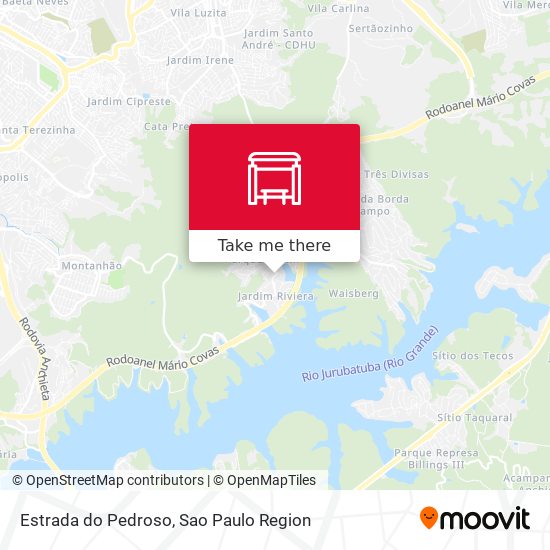 Estrada do Pedroso map