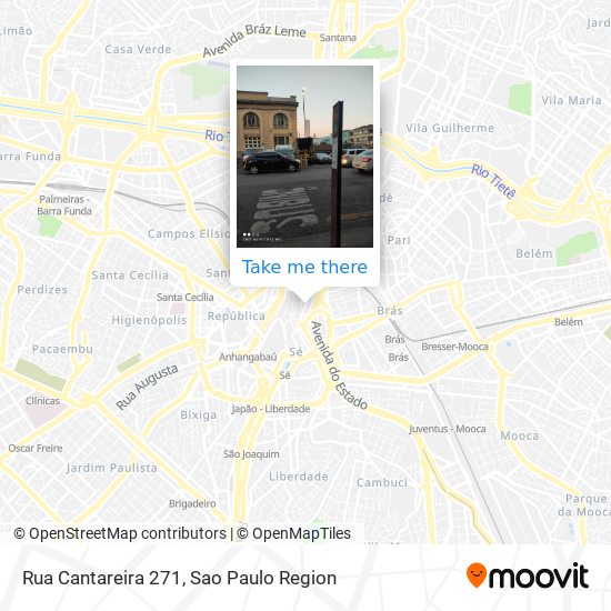 Rua Cantareira 271 map