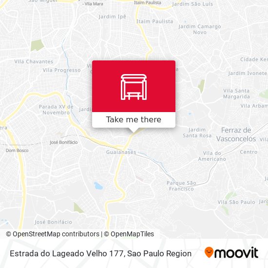 Estrada do Lageado Velho 177 map