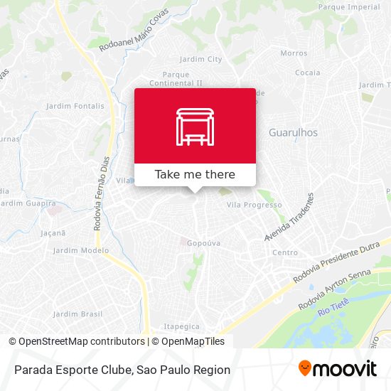 Parada Esporte Clube map