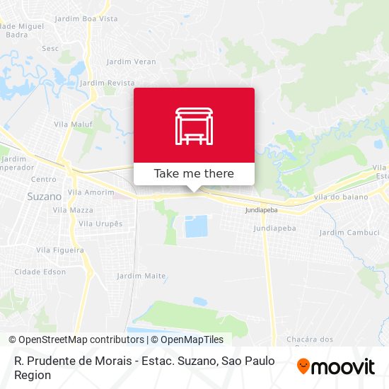 R. Prudente de Morais - Estac. Suzano map