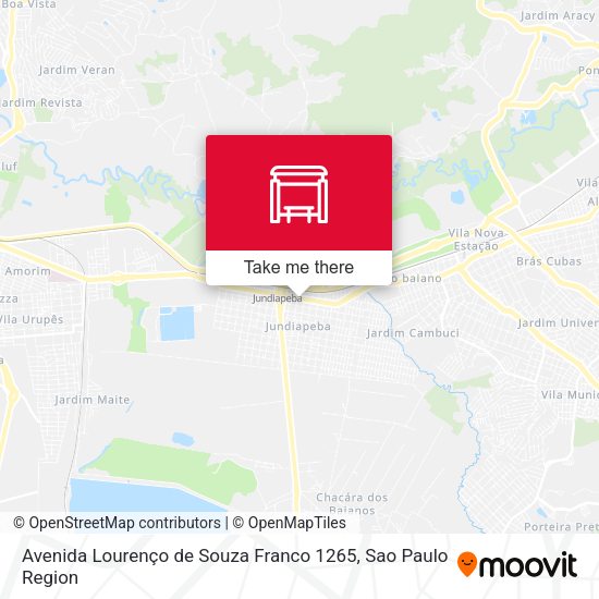 Avenida Lourenço de Souza Franco 1265 map