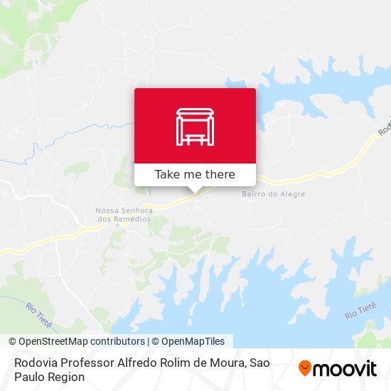 Rodovia Professor Alfredo Rolim de Moura map