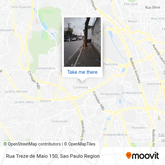 Rua Treze de Maio 150 map