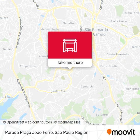 Parada Praça João Ferro map