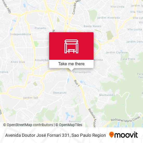 Avenida Doutor José Fornari 331 map