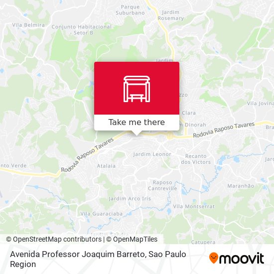 Avenida Professor Joaquim Barreto map
