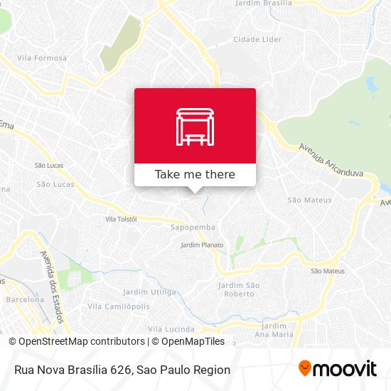 Rua Nova Brasília 626 map