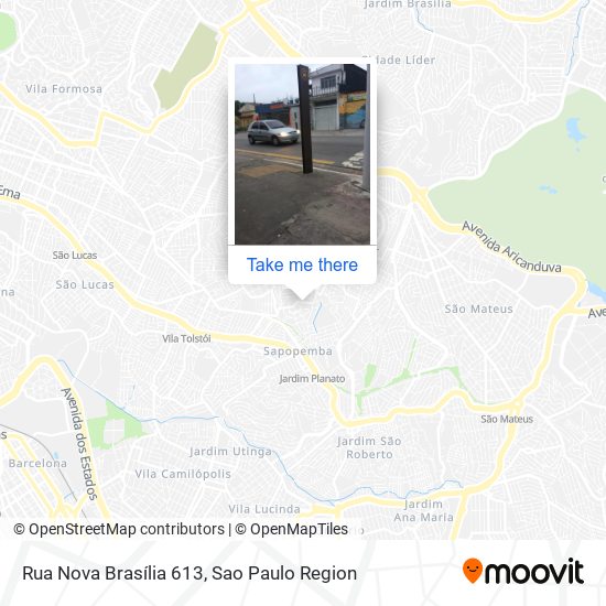 Rua Nova Brasília 613 map