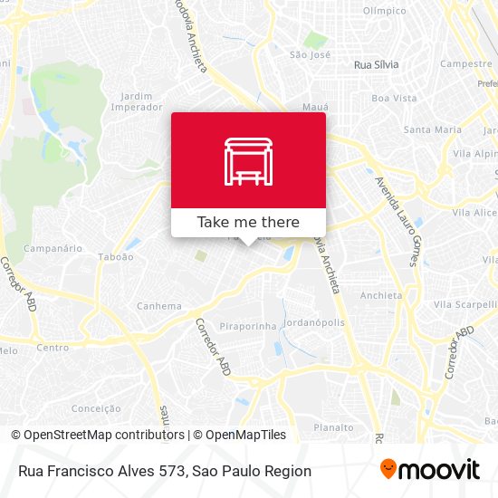 Rua Francisco Alves 573 map