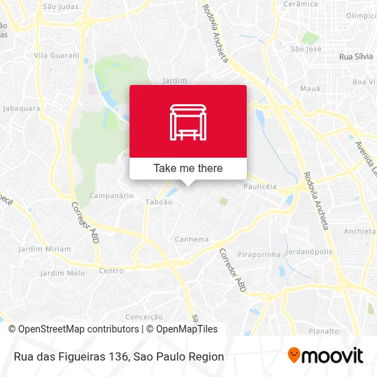 Rua das Figueiras 136 map