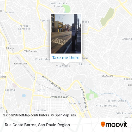 Rua Costa Barros map