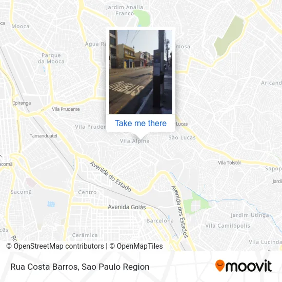 Rua Costa Barros map