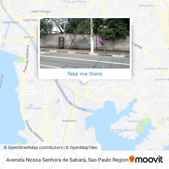 Avenida Nossa Senhora de Sabará map