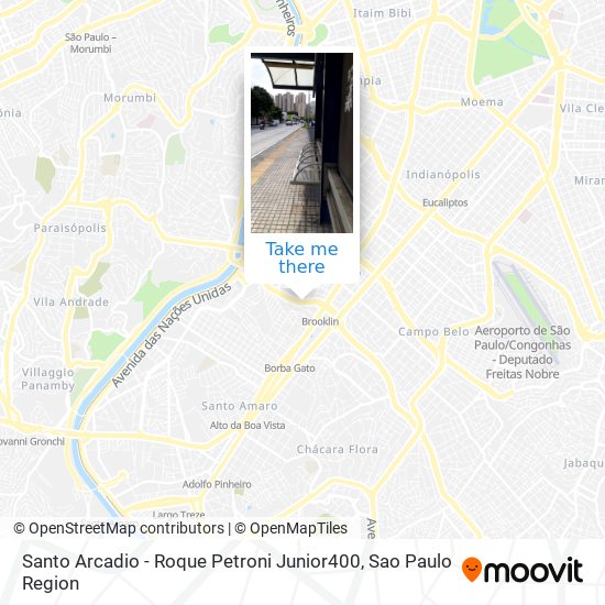 Santo Arcadio - Roque Petroni Junior400 map