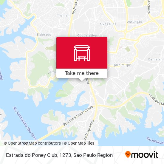 Estrada do Poney Club, 1273 map